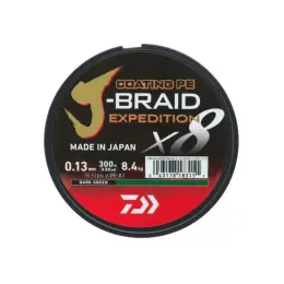 DAIWA - Šňůra J-Braid Expedition X8 Dark Green - 150m Hit Sezóny