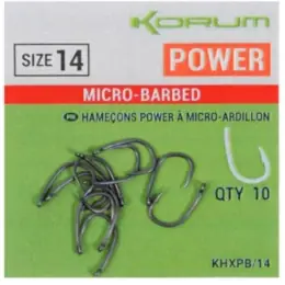 KORUM - Háčky Xpert Power Hooks - Barbed 10ks Ověřený