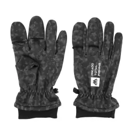 MIKADO - Rukavice softshell black camo Akce