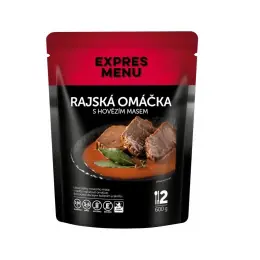 Nejprodávanější EXPRES MENU - Rajská omáčka s hovězím 600g, 2 porce