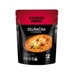 Novinka EXPRES MENU - Polévka Zelná s klobásou 600g