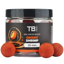 TB baits - Vyvážené Boilie Balanced + Atraktor Orient Shrimp, 100g, 20 mm Novinka