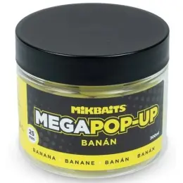 Cenový Hit Mikbaits - Plovoucí Fluo boilie Mega 300ml, 25mm - Banán