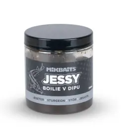 Mikbaits - Jessy boilie na jesetery v dipu 250ml, 20mm - Jessy special Nakupujte Hned