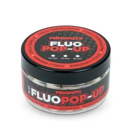 Mikbaits - Plovoucí Fluo boilie 150ml, 14mm - Chilli Česnek Zlevněný