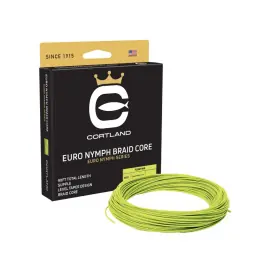 Cortland muškařská šnůra Euro Nymph Braid Core .022 Fresh Level Sage Green/Chartreuse 90ft Bezpečná Platba