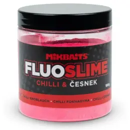 Aktuální Mikbaits - Dip obalovací práškový fluo slime 100g, Chilli Česnek