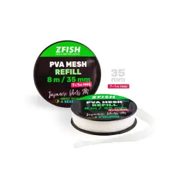 ZFISH Punčocha PVA PRO Refill 35 mm/7 + 1 m Zdarma! Koupit Online