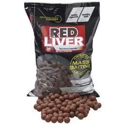 Starbaits - Boilies Mass Baiting Red Liver, 3kg Dokud Zásoby Vydrží
