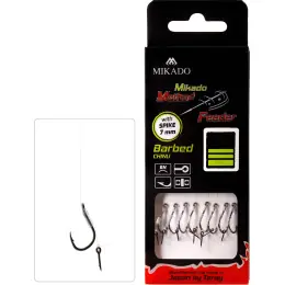 MIKADO - Hotový Návazec Method Feeder 10cm, s Trnem, monoline, 8ks Zlevněný