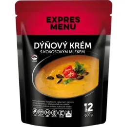 EXPRES MENU - Polévka Dýňový krém s kokosovým mlékem 600g, 2 porce Poslední Šance