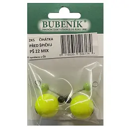 Tovární Cena Bubeník - Číhátko před špičku 22mm, 2ks barva žlutá Výprodej