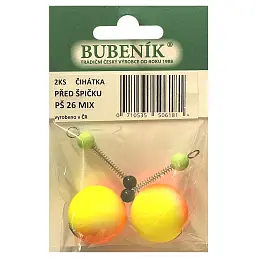 Bubeník - Číhátko před špičku 26mm, 2ks barva žlutá,červená Výprodej Odeslání Ihned