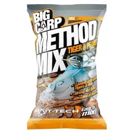 Bait-Tech krmítková směs Big Carp Method Mix Tiger & Peanut 2 kg Ihned K Objednání