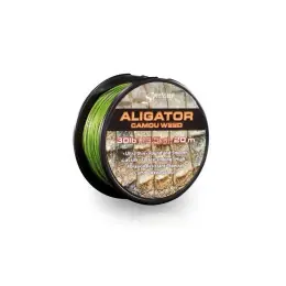 Značkový Sportcarp - Návazcová šňůrka Aligator camou weed 20m