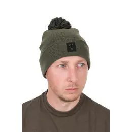 Fox čepice Collection Bobble Hat - Green/Black Oblíbený