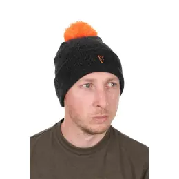 Vrácení Zdarma Fox čepice Collection Bobble Hat - Black/Orange