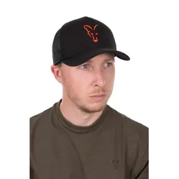 Nejprodávanější Fox kšiltovka Collection Trucker Cap - Black/Orange