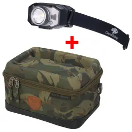 Giants fishing Akční set - Pouzdro na elektroniku Medium + Čelovka Headlamp LED Deluxe 300 Nízká Cena