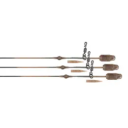 Fox montáž Edges Leadcore Heli-Clip Rigs Vysoce Kvalitní