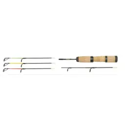 Originální MISTRALL - Prut pro lov na dírkách Grizzly Ice Tips 41cm, medium, + 4 špičky
