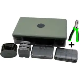 Omezená Nabídka KORDA Tackle Box Bundle deal + Krimpovací Kleště Zdarma