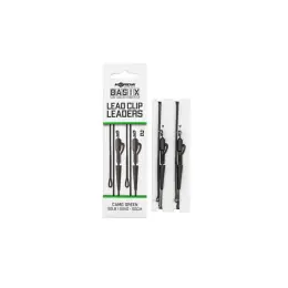 Ověřený KORDA Montáž Basix Lead Clip Leaders 2 ks 22 kg 50 cm