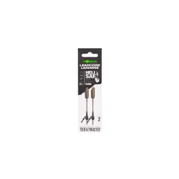 Vysoce Kvalitní KORDA Montáž Kable Leadcore Leader Heli Safe 50 cm 2 ks Gravel