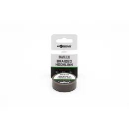 Autentický KORDA Návazcová Šňůrka Basix Braided Hooklink Camo Green 10 m 25 lb
