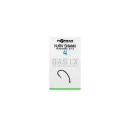 KORDA Háčky Basix Kurv Shank Micro Barbed Vrácení Zdarma