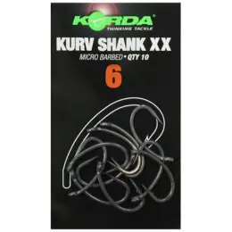 KORDA Háčky Kurv Shank XX 10 ks Vrácení Zdarma
