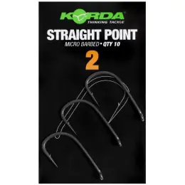 Nejlepší Volba KORDA Háčky Straight Point Barbed 10 ks