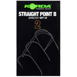 KORDA Háčky Straight Point Barbless 10 ks Nejlepší Volba