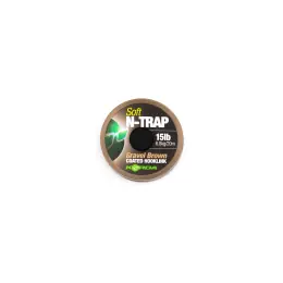 Nová Kolekce KORDA Návazcová Šňůrka N-Trap Semi Stiff Gravel Brown 20 m