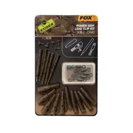 Expresní Doručení Fox závěska set EDGES Camo Power Grip Lead Clip Kit (Size 7) Size 7 x5 Výprodej