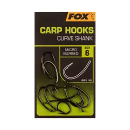 Nejprodávanější Fox háčky Curve Shank Carp Hooks