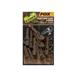 Fox závěsky EDGES Camo Slik Lead Clip & Pegs (Size 10) Akční Nabídka