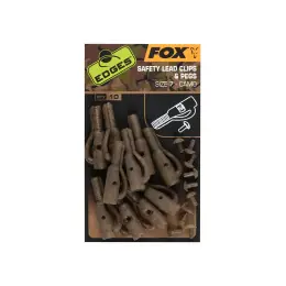Fox závěsky EDGES Camo Safety Lead Clip & Pegs (Size 7) Rychlé Dodání