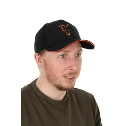 Koupit Online Fox čepice Collection Baseball Cap Black & Orange