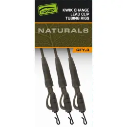 Hit Sezóny Fox montáž EDGES Naturals Kwik Change Lead Clip Tubing Setup