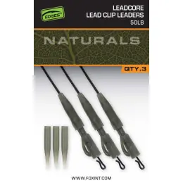 Fox montáž EDGES Naturals Leadcore Power Grip Lead Clip Leaders Ihned K Objednání