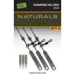 Odeslání Ihned Fox montáž EDGES Naturals Submerge Heli Rig Leaders