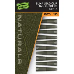 Fox převleky Naturals Sz10 Slik Lead Clip Tail Rubber Akční Nabídka