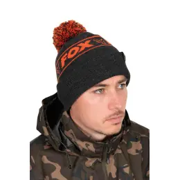 Fox čepice Collection Bobble - Black & Orange Kup Teď