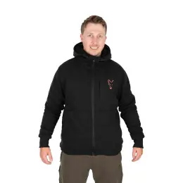 Fox bunda Collection Sherpa Jacket Black & Orange Akční Nabídka