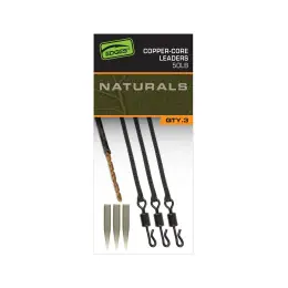 Fox montáž EDGES Naturals Copper Core Leaders Akční Cena