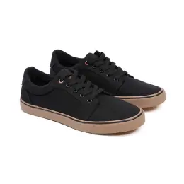 Autentický Fox boty Black Canvas Shoe