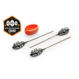 Mivardi Sada rychlovýměnných method krmítek QMR Grip L long (30g + 40g + 50g + mould) Vysoce Kvalitní
