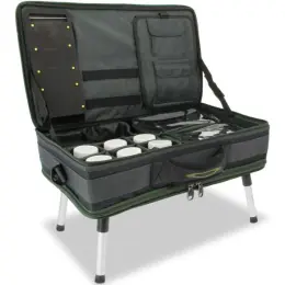NGT Stolek s Kufrem Carp Bivvy Table System Vrácení Zdarma