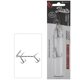 MIKADO - Jaws Double Evo Stinger - 25kg - Vel. 1/0 - 1 ks Jen Po Omezenou Doba